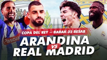 Prediksi Arandina vs Real Madrid di 32 Besar Copa del Rey: Preview, H2H, Skor