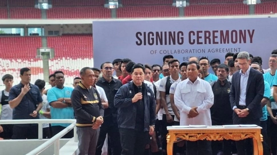 Erick Thohir: Prabowo Subianto Komitmen Dan Konkret Majukan Sepak Bola ...