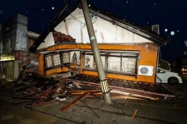 Korban Tewas Gempa di Jepang Capai 200 Jiwa, 28 Orang masih di Penampungan