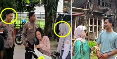 Viral Kisah Asmara Perempuan Makassar Ditilang Pak Polisi, Akhirnya jadi Kekasih