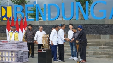 Waskita Karya Selesaikan Proyek Bendungan Karian, Jokowi Lakukan Peresmian