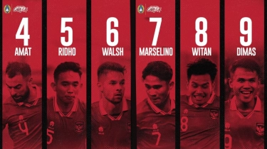 Daftar Nomor Punggung Skuad Timnas Indonesia di Piala Asia 2023: Pratama Arhan Setia Pakai 12