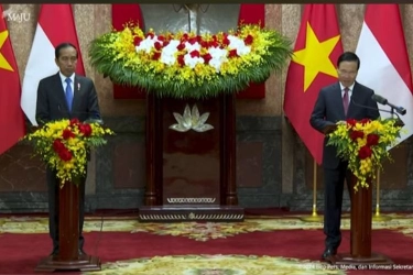 Bertemu Presiden Vietnam, Jokowi Sepakati Target Perdagangan Baru Dua Negara