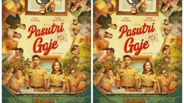 Bukan Cuma Reza Rahadian dan BCL, Semua Karakter Pendukung Film Pasutri Gaje Ada di Poster Terbaru