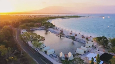 Tak Kalah dengan Pulau Dewata, Ini Destinasi Baru Nikmati Golden Sunset Pinggir Pantai di Kawasan Kalianda Lampung