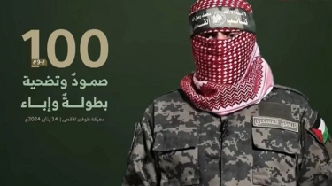 Perang Hari ke-100, Abu Ubaida: Lemahnya Tentara Israel, Nangis Ketakutan Hadapi Hamas
