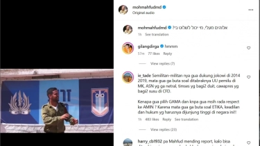 Akun Instagram Mahfud MD Diretas, Pelaku Gunakan Bahasa Ibrani, Publik: Narasi Dukung Israel?