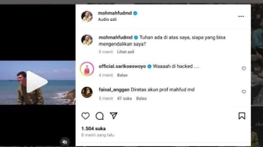 Sempat Diretas Selama 2 Jam, Akun Instagram Mahfud MD Kembali Pulih