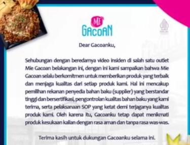 Klarifikasi Mie Gacoan Soal Belatung Dipermasalahkan, Netizen: Minimal Minta Maaf Dulu