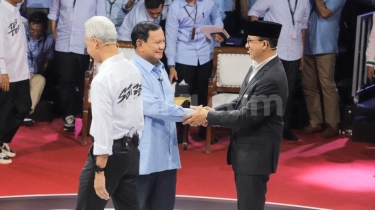 Di Acara Paku Integritas KPK, Anies dan Prabowo Kembali Bersalaman