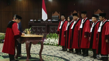 Hakim MK Manahan dan Wahiduddin Purna Tugas, Ketua MK: Happy Ending Diselesaikan dengan Baik