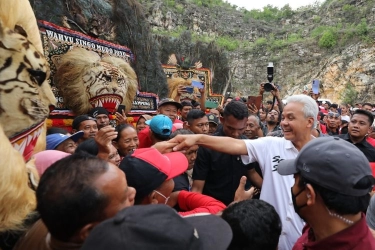 Tinjau Pembangunan Museum Reog di Ponorogo, Ganjar Singgung soal Ketahanan Budaya