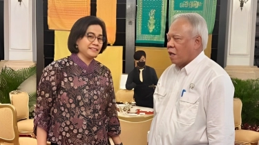 Potret Sri Mulyani Diskusi dengan Basuki Hadimuljono Usai Ramai Isu Mundur Jadi Menteri, Dapat Dukungan Warganet