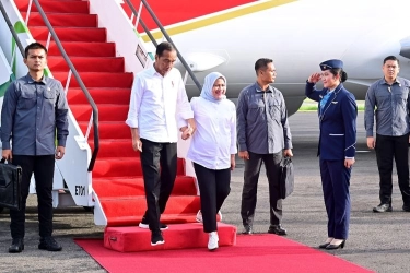 Saat Iriana Kembali Ikut Jokowi Kunker ke Jateng