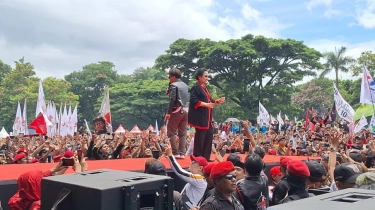 Tak Kalah Gemoy dari Prabowo, Begini Penampilan Megawati saat Joget Bareng Kaka Slank