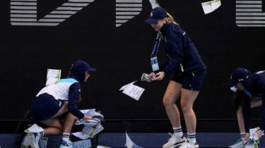 Pamflet 'Free Palestine' Disebar di Lapangan Tenis Saat Laga Berlangsung di di Australian Open