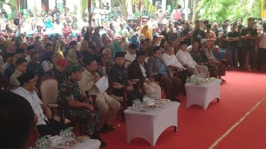 Didampingi Pakde Karwo dan Emil Dardak, Menhan Prabowo Resmikan 15 Titik Sumur Bor di Madura