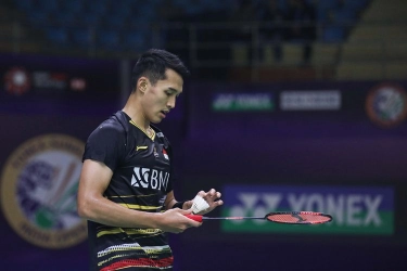 Hasil Indonesia Masters 2024, Jonatan Langsung Tersingkir