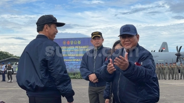 Jokowi Tertawa Lihat Prabowo Gaya Silat: Yang Kabarin Sakit Siapa?