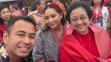 Ucapkan Ulang Tahun Untuk Megawati Soekarnoputri, Nagita Slavina Pakai Bando Mewah Setara UMR Jakarta