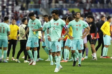 Dililit Masalah Negara, China Tak Bertaji di Piala Asia