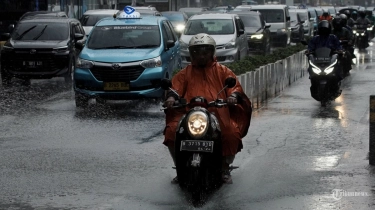 Cuaca Jabodetabek Hari Ini, Kamis, 25 Januari 2024, BMKG: Bekasi Hujan Ringan sampai Malam Hari