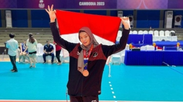 Wilda Nurfadhilah saat Nonton Timnas Indonesia: Bahas Naturalisasi, Kode Sentil PBVSI?
