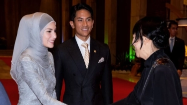 Potret Anisha Rosnah Tampil ke Publik Usai Menikah, Bikin Pangling Kenakan Hijab