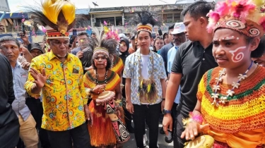 Setia Didampingi Istri, Gibran: Kita Bicara Tentang Pembangunan Papua ke Depan