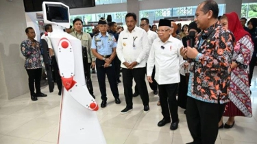 Wapres Ma'ruf Amin Apresiasi Ada Pelayanan Robot di Rumah Sakit Semarang