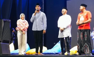 Hadiri Tabligh Akbar di Bandung, Kaesang: Saya Ketua Umum Partai Santri Indonesia