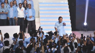 Diiringi Sholawat Ulama dan Santri, Prabowo: Kami Gak Malu Lanjutkan Program Jokowi