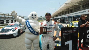 Aldio Oekon Sukses Bawa Citadel Racing Team Moncer di Seri Ketiga Porsche Sprint Challenge Indonesia
