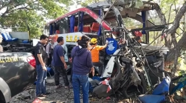 Sopir Bus Sugeng Rahayu Resmi Jadi Tersangka, Usai Tabrak Pemotor di Sidoarjo, Berikut Kronologinya