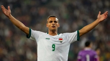 Striker Timnas Irak Kini Satu Klub dengan Elkan Baggott