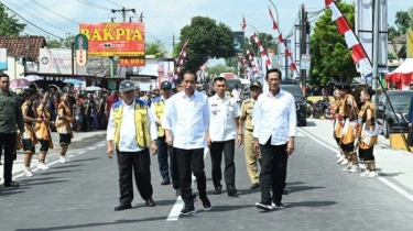 Presiden Jokowi Resmikan 7 Ruas Jalan di Yogyakarta, Minta Segera Dimanfaatkan