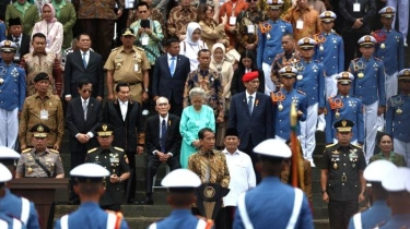 Sejumlah Jenderal 'Kawal' Jokowi di Lembah Tidar saat Resmikan Graha Utama Akademi Militer Magelang
