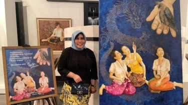 Novita Dewi Kagumi Karya Seni Peranakan yang Gaungkan Kebhinekaan Budaya