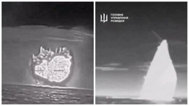 Detik-detik Drone Laut Ukraina Tenggelamkan Kapal Ivanovets Rusia di Krimea