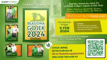 Kembali Dibuka, Ini Syarat dan Cara Daftar Beasiswa Gojek untuk Anak Mitra 2024