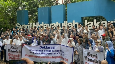 Tolak Politik Dinasti, Civitas Akademika dan Alumni UIN Jakarta Minta Presiden dan Aparat Netral