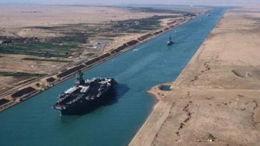 Pendapatan Terusan Suez Kembali Merosot, Mesir Merugi Ratusan Juta Dolar dan Terancam Krisis