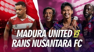 Link Live Streaming Madura United vs RANS Nusantara FC di BRI Liga 1, Segera Berlangsung