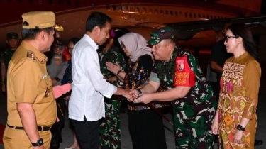 Kunker ke Sumut, Presiden Jokowi dan Rombongan Terbatas Tiba di Medan