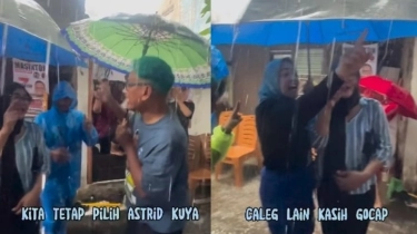 Kampanye Nyentrik Uya Kuya, Blusukan Basah- kuyup Sambil Sentil Caleg 'Bagi Gocap'