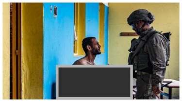 Viral Foto Pria Palestina Terluka Ditelanjangi di Depan Tentara Israel, Picu Kecaman, AS: Meresahkan