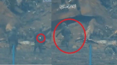 Detik-detik Tentara Israel Kabur Ketakutan usai Rekannya Tewas Ditembak Brigade Al-Qassam