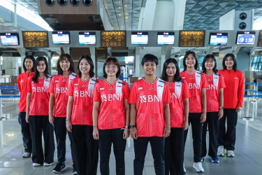Tim Bulu Tangkis Indonesia Berangkat ke Kejuaraan Asia di Malaysia, Rahmat/Yeremia Akan Menyusul dari Sri Lanka