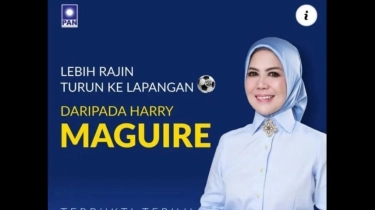 Kampanye Kocak Politisi PAN Singgung Bintang MU: Saya Lebih Banyak di Lapangan Dibanding Harry Maguire