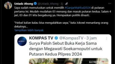 Putuskan Dukung Ganjar Mahfud, Ustadz Ahong Sentil Jokowi: Hempaskan Politik Dinasti